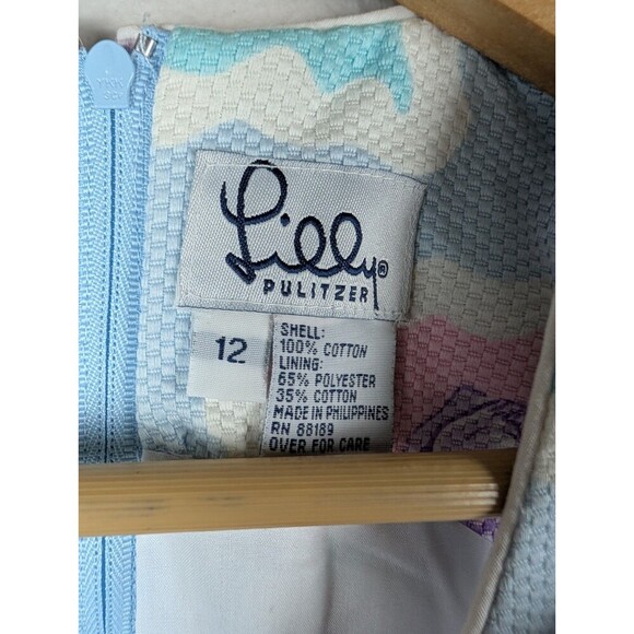 Lilly Pulitzer Girl's Size 12 Sleeveless Shift Dress Floral - Picture 4 of 5